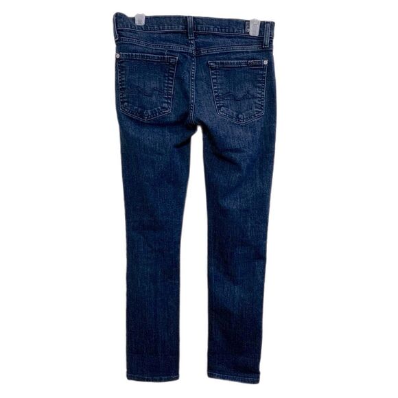7 FOR ALL MANKIND Roxanne Jeans Women’s Size 27 Medium Wash Blue. - Picture 2 of 14